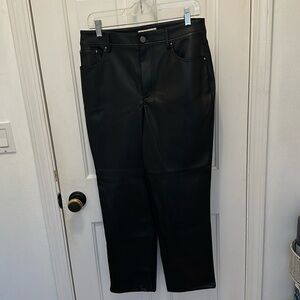 Boden faux leather pants. Size 8. NWT